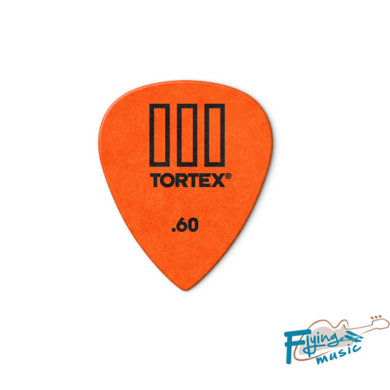 Dunlop TORTEX 462R TIII 0.60 mm สีส้ม